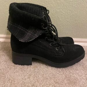 Black ankle boots